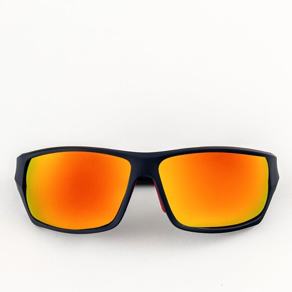 Orange Mirror Flash Polarized Sports Sunglasses - Picture 1 of 7